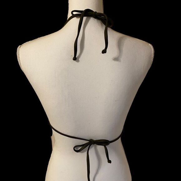 Good American Tiny Ties Bikini Bottom Stormy Size Small Medium NWT - Picture 8 of 10